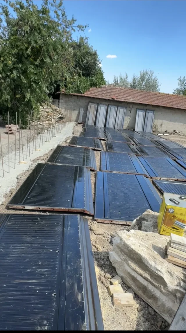 Desenli bahçe duvar uygulaması - Desenli bahçe duvarı Desenli bahçe duvarı