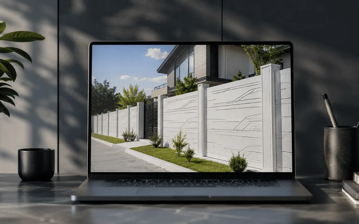 Öz Konaklar’ın Yeni Web Sitesi Yayında - Desenli bahçe duvarı Desenli bahçe duvarı